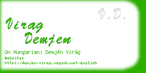 virag demjen business card